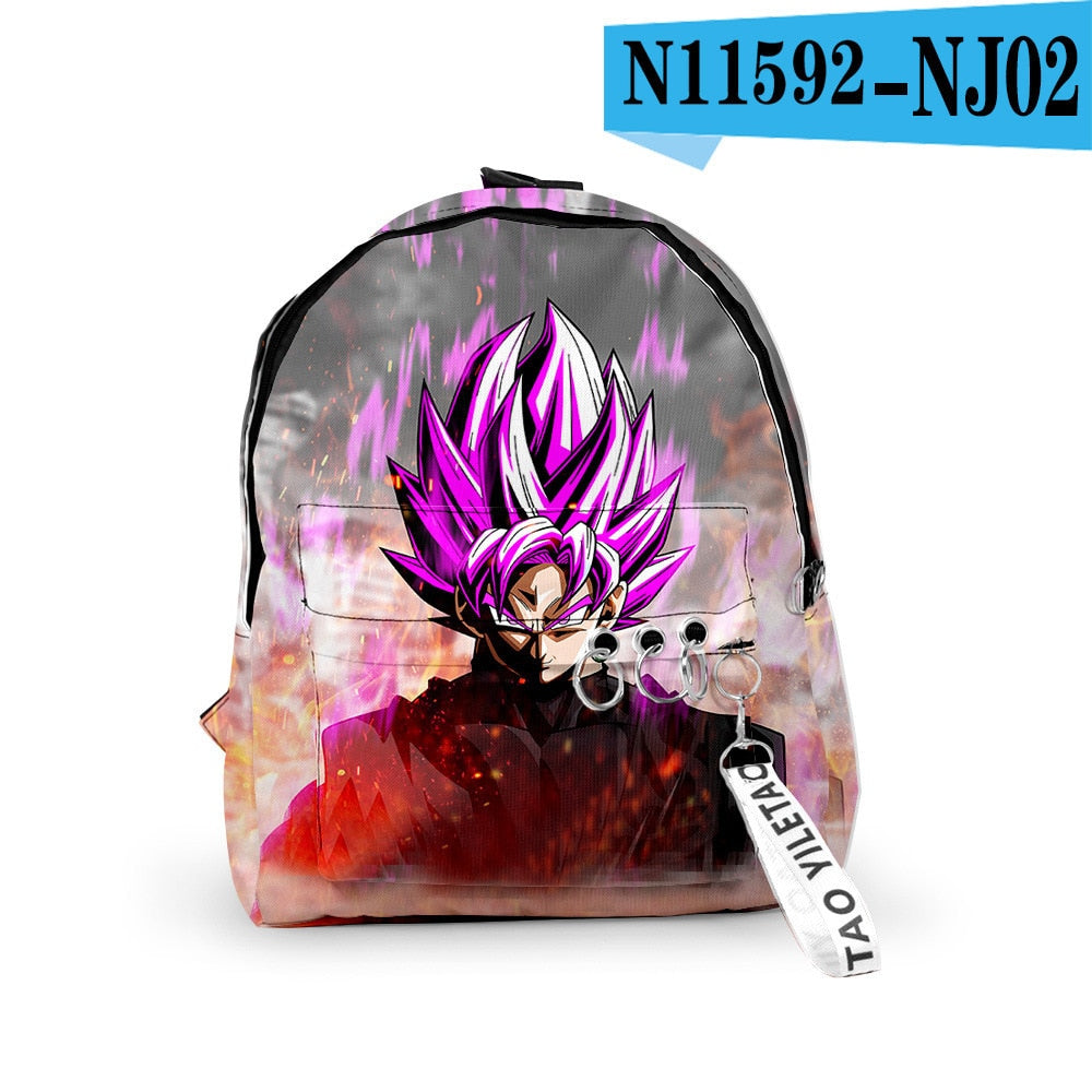2020 3D Print Backpacks Goku Teenager Students School Bags Men/Women Outside Travel Waterproof Oxford Backpack Bags