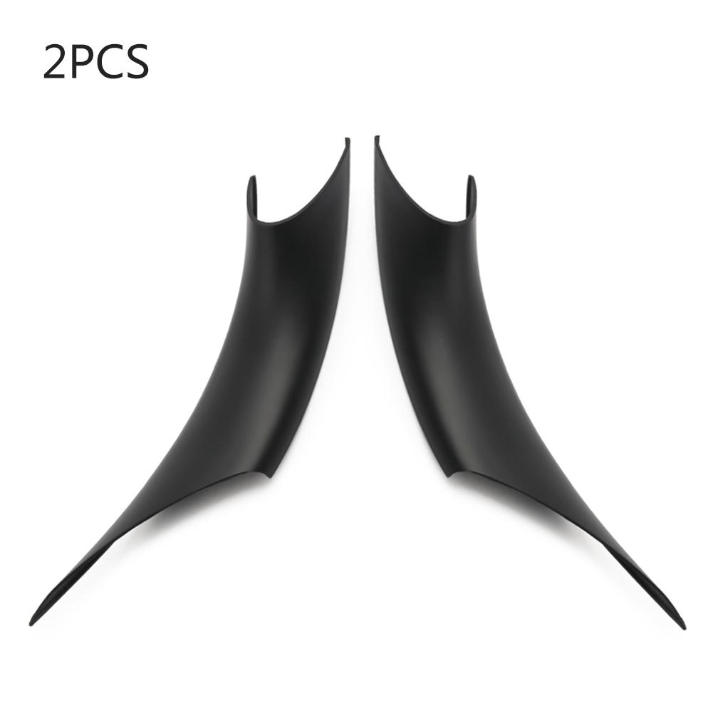 2PCS Car Styling Interior Door Panel Handle Inner Pull Protective Cover Trim Black For BMW 3/GT 4 Series F30 F35 2012-2018