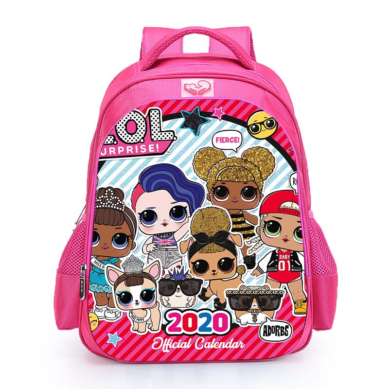 L.O.L. Surprise Pink and Purple Backpack School Bag for Girls - Nlpearl MCN