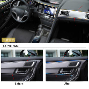 5M Car Dashboard Door Edge Insert Trim Styling Interior Decorative Moulding