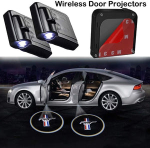 Nlpearl 2Pcs Car Door Lights Logo Projector Fit Chevrolet MAlibu,Wireless Car Door welcome light - Nlpearl MCN