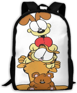 Aquaprint Garfield Friends Custom School Bag Backpack Daypack For Girls Boys