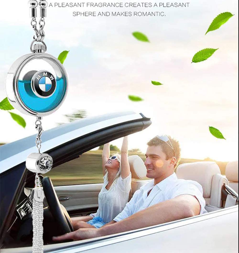 2021 Car Rearview Perfume Pendant 6 Hole Diffuser Release Fragrance for Car Air Refresh Remove Smell Include Elegant Gift Box