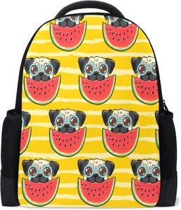 Dragon Floral Casual Backpack Waterproof Travel Daypack School Bag