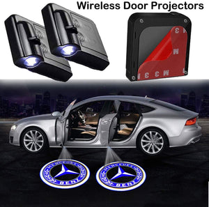 2Pcs Car Door Lights Logo Projector Lights Projector fit Jeep,Wireless Car Door