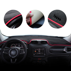 Car Dashboard Cover Mats Avoid Light Pad Instrument Panel Carpets For Jeep Renegade BU 2015 2016 2017 2018 2019 2020 Accessories