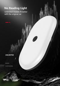 Car Interior LED Reading Light Auto USB Charging Roof Magnet Auto Day Light Trunk Dome Vehicle Indoor Ceiling Lamp Rechargeable