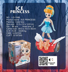 Disney Frozen Ice Princess Electric Dancing Toys Elsa Anna Doll With Wings Action Figure Light Music Model Dolls Kid Girls Gift