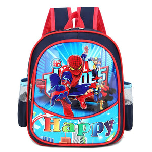 Disney children kindergarten school bag cartoon girl boy baby Frozen Elsa backpack car boy handbag shoulder bag