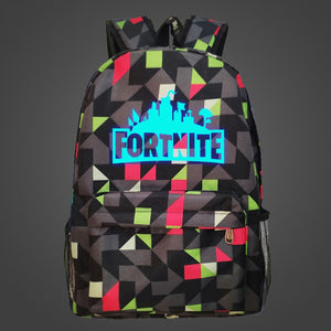 PacentoFortnites Night Luminous Backpack Adult Schoolbag  Men and Women High Capacity Bag Fortnitess Toys Peripheral