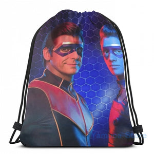Funny Graphic print Captain man and kid danger USB Charge Backpack men School bags Women bag Travel laptop bag