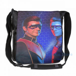 Funny Graphic print Captain man and kid danger USB Charge Backpack men School bags Women bag Travel laptop bag
