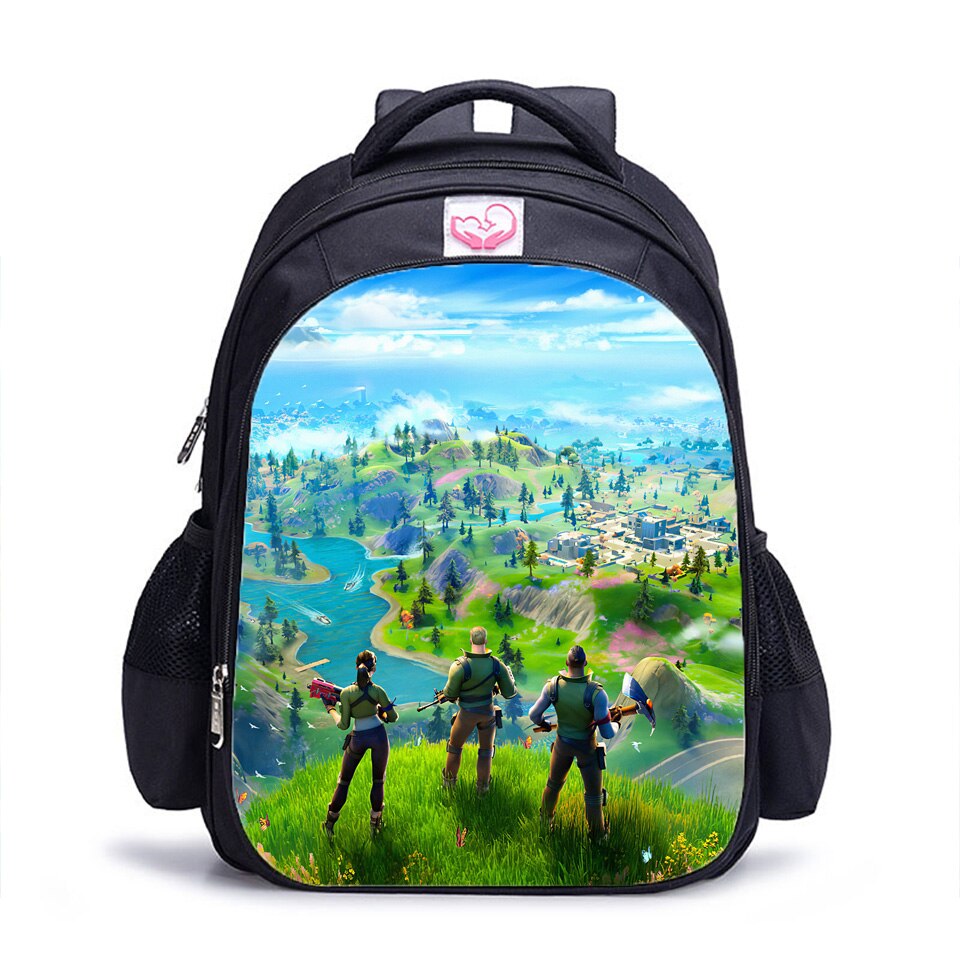 LUOBIWANG Fortnite Backpacks for Teenager Boys and Girls Kids School Bags Battle Royale - Nlpearl MCN