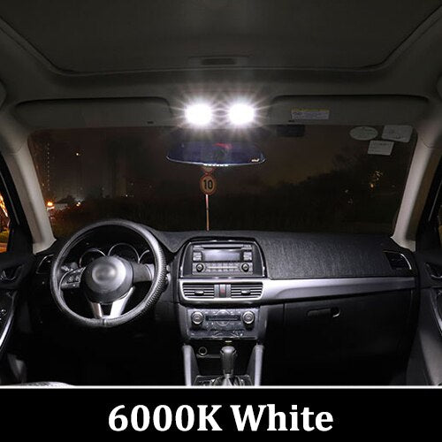 NLpearl W5W Led Canbus For BMW F11 F10 E61 E60 E39 5 Series 1996-2017 Vehicle C5W C10W Led Interior Lamp Map Dome Roof Light Kit