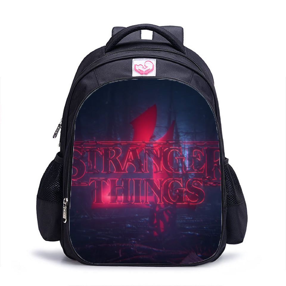 LUOBIWANG Stranger Things Backpack Teenager School Bags for Boys and Girls Stranger Things Season Bag Boy Backpack for School
