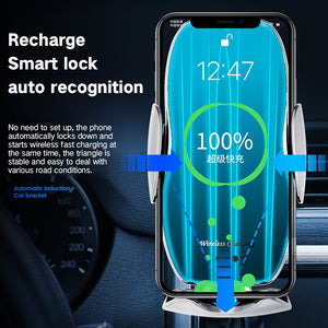 TIKTOK Nlpearl Automatic Induction Car Wireless Charger Convenient Fast Charging Magic Clip for Iphone 11 8 Plus X Xr