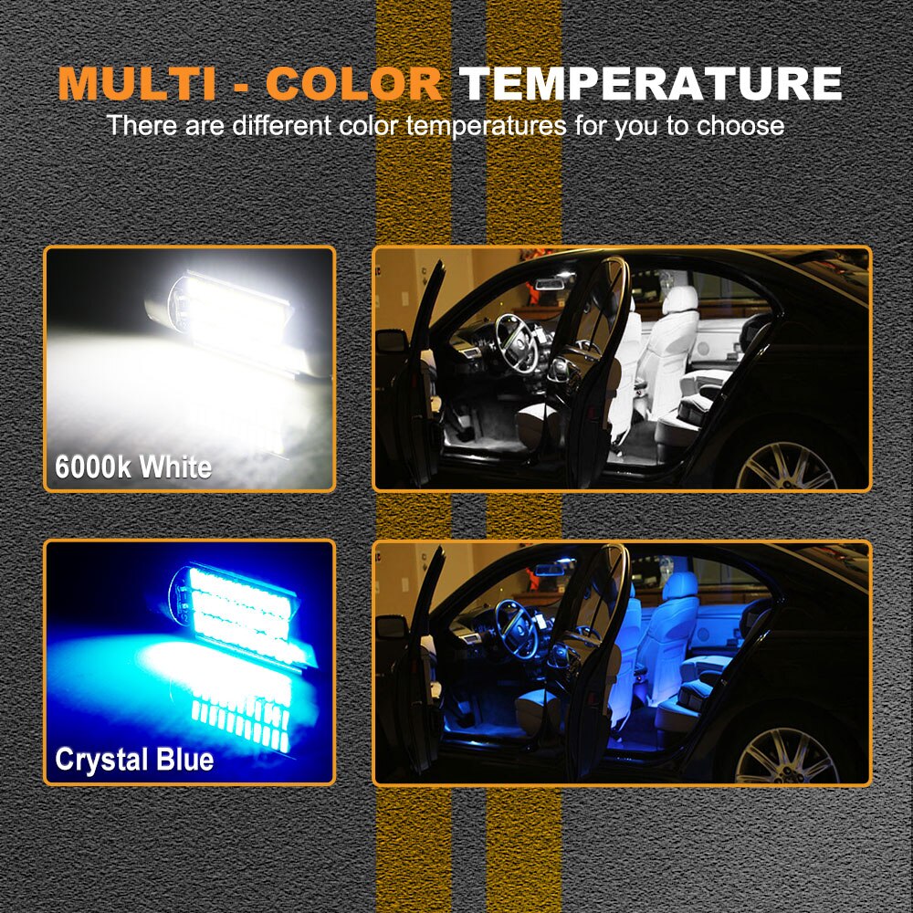 NLpearl C5W Led Bulbs Kit for BMW X6 E71 X3 E83 X1 E84 F25 X5 E53 E70 T10 W5W Canbus Car Interior Map Dome Light Trunk lights