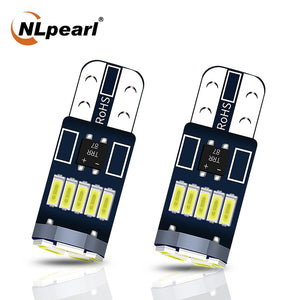 NLpearl 4x/6x/10x Signal Lamp W5W Led Bulbs 4014 Chips 194 168 T10 Led Car Interior Dome Light Parking Position Lights 12V White