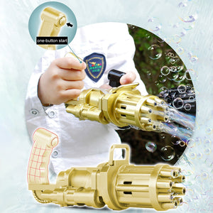 Anmingpu Kids Automatic Bubble Gun Toys Summer Soap Water Bubble