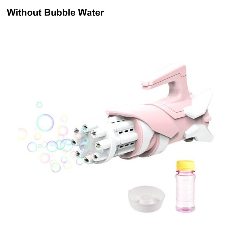 Anmingpu Kids Automatic Bubble Gun Toys Summer Soap Water Bubble