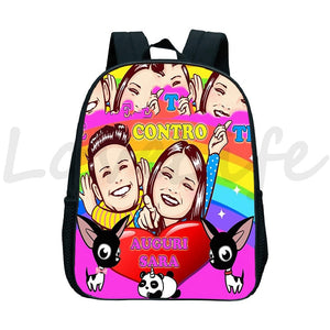 Me contro Te Children Backpack Jisoo Jennie Kids School Bag