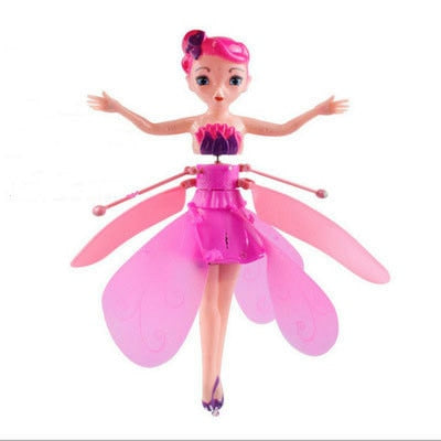 Cute LED Light Fly Toy Mini RC Drone Dolls Fairy Magical Princess