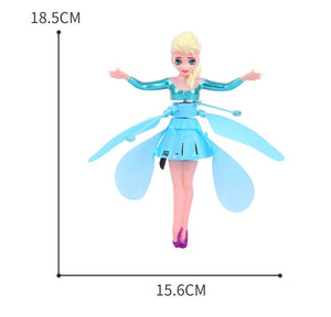 Cute LED Light Fly Toy Mini RC Drone Dolls Fairy Magical Princess