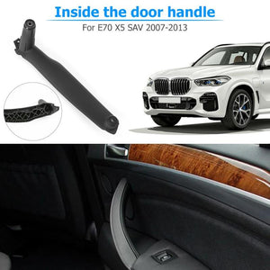 NEW Car Styling Right Left Inner Door Panel Handle Pull Trim Cover Auto Interior Accessories For BMW E70 X5 E71 E72 X6 SAV