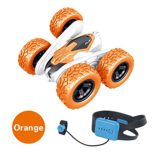 Boys Gift gesture control toy car USB charging Remote Control Stunt Car Gesture Induction Twisting Off-Road Vehicle Light